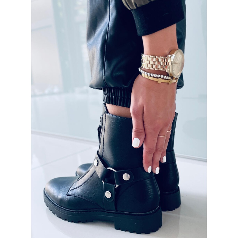 Bottines plates Oliver noires 2