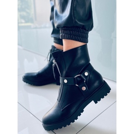 Bottines plates Oliver noires le noir 1
