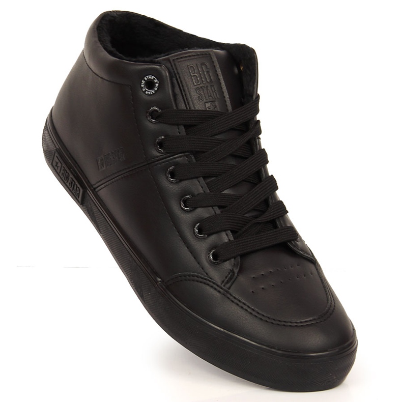 Baskets à haute isolation pour hommes Big Star KK174348 noir 1