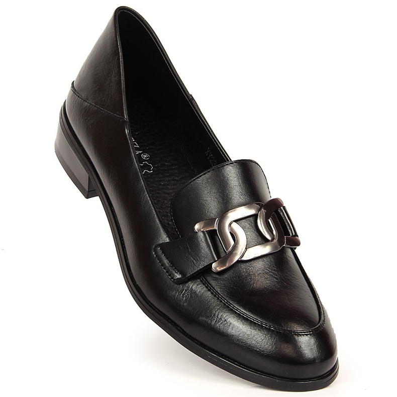 Chaussures à talons hauts pour femmes avec décoration Vinceza noire 1