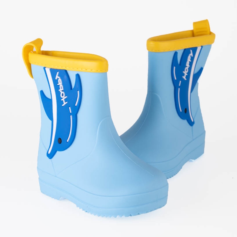 Bottines Shelovet garçon avec dauphin bleu 2