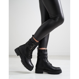 Ouvrières Shelovet avec boucles le noir 1