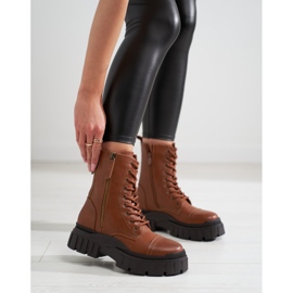 Sacs pour femmes Shelovet marron avec une fermeture éclair décorative brun 1 Sacs pour femmes Shelovet marron avec une fermeture éclair décorative brun 1