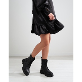 Sacs pour femmes Shelovet noirs avec une fermeture éclair décorative le noir 1