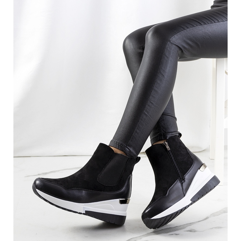 BM Bottes compensées isolées Arkala noires 1