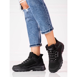 Chaussures de trekking montantes femme DK noir le noir 1