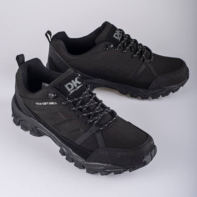 Chaussures de trekking homme DK aqua Softshell noires 1