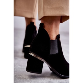 Bottes en daim à talons hauts Laura Messi 2506 Noir le noir 2