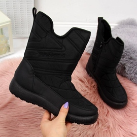 Bottes de neige imperméables News W EVE309A noir 1