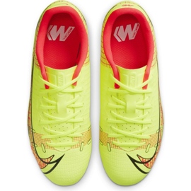 Chaussures de football Nike Mercurial 14 Vapor Academy FG / MG Jr CV0811-760 jaunes 3