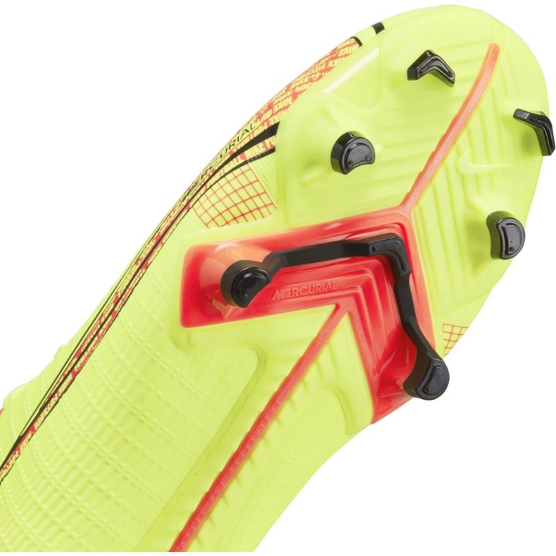 Chaussures de football Nike Mercurial 14 Vapor Academy FG / MG Jr CV0811-760 jaunes 4