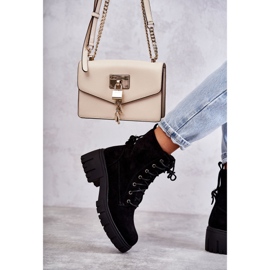 PG1 Bottes Chaudes En Daim Pour Femme Avec Fermeture Éclair Noir Emilien 5