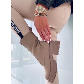 Bottines à lacets Jasper Abricot beige 4