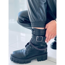 Bottes militaires Maude Noir 2
