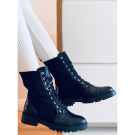 Bottes avec tige élastique Elinor Noir 1