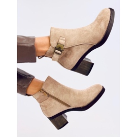Bottes classiques à talons hauts Marsha Kaki beige 4
