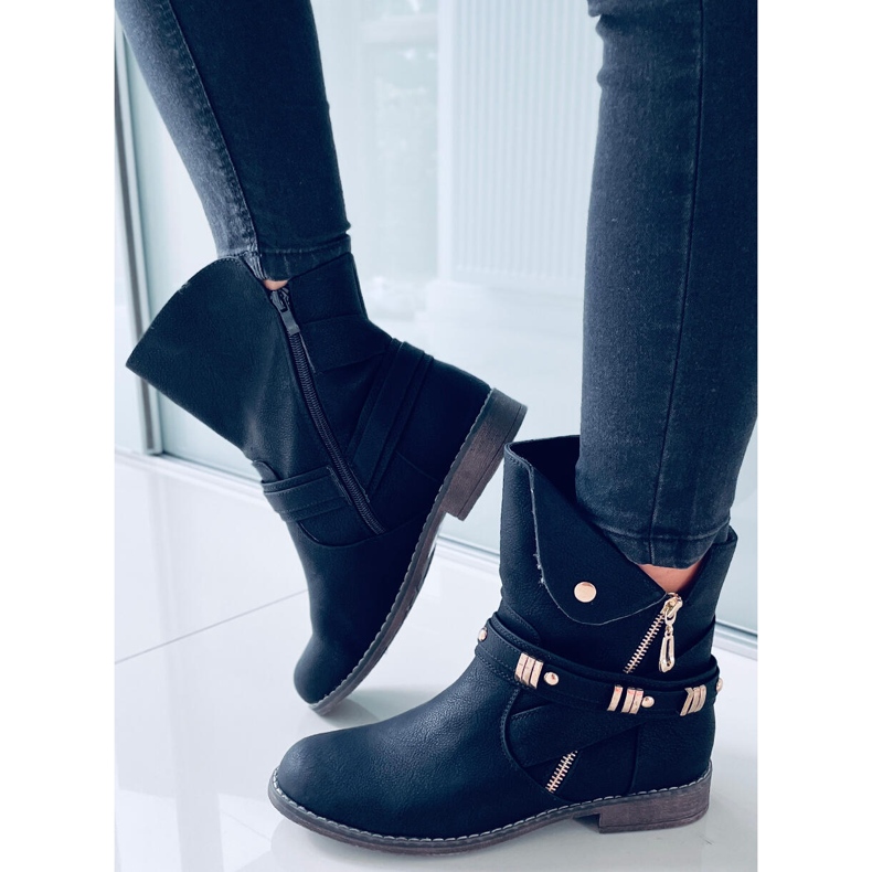Bottes femme Yidu Noir 1