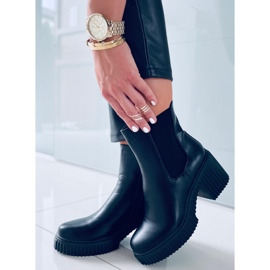 Janet Bottes à talons hauts noires le noir 3