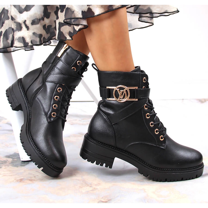 Vinceza Bottes chaudes femme Potocki noires 1