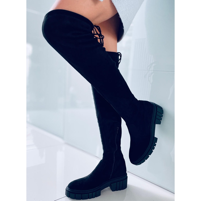 Bottes Alyssa noires, femmes le noir 1