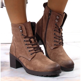 Bottes chaudes en daim marron femme Potocki brun 2