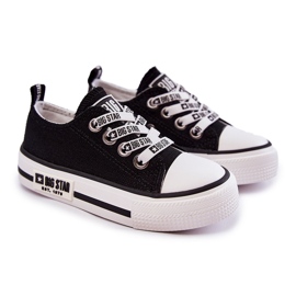 Baskets matérielles pour enfants Big Star KK374069 Noir 2