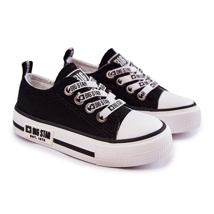 Baskets matérielles pour enfants Big Star KK374069 Noir 2