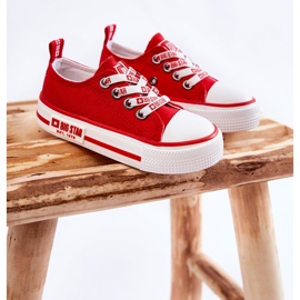 Baskets matérielles pour enfants Big Star KK374071 Rouge 1