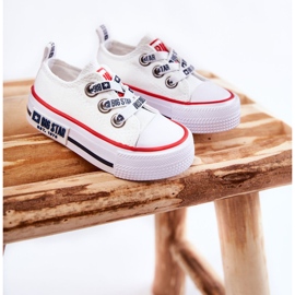 Baskets matérielles pour enfants Big Star KK374048 Blanc 1