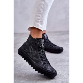Baskets Femme Big Star High Warmed Noir GG274069 le noir 1