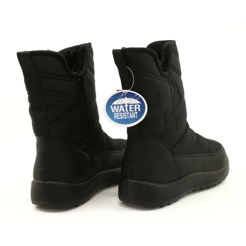 Evento Bottes de neige pour femmes bleu marine résistant à l'eau le noir 1 Evento Bottes de neige pour femmes bleu marine résistant à l'eau le noir 1