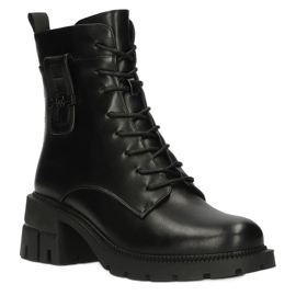 Filippo DBT4073 Bottes isolées de fourrure pour femmes isolées pour femmes le noir 1