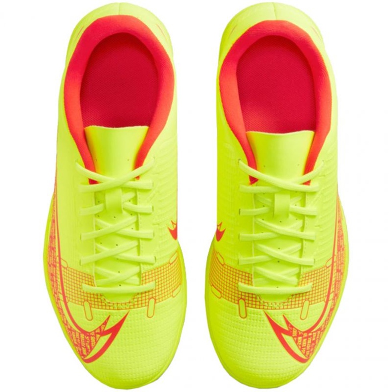Nike Mercurial Vapor 14 Club Tf Jr CV0945 760 chaussures de football jaune jaunes 1