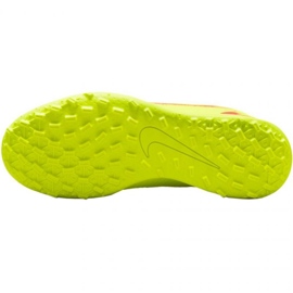 Nike Mercurial Vapor 14 Club Tf Jr CV0945 760 chaussures de football jaune jaunes 6