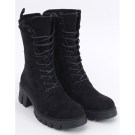 Bottines à lacets Arne noires le noir 5