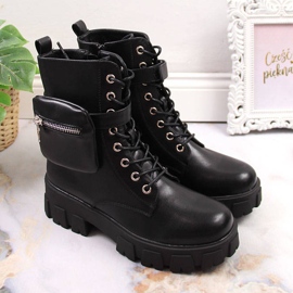 Bottes isolées noires pour femmes Vinceza 1