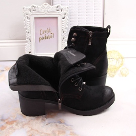 Bottes en daim isolées femme Potocki noires le noir 6