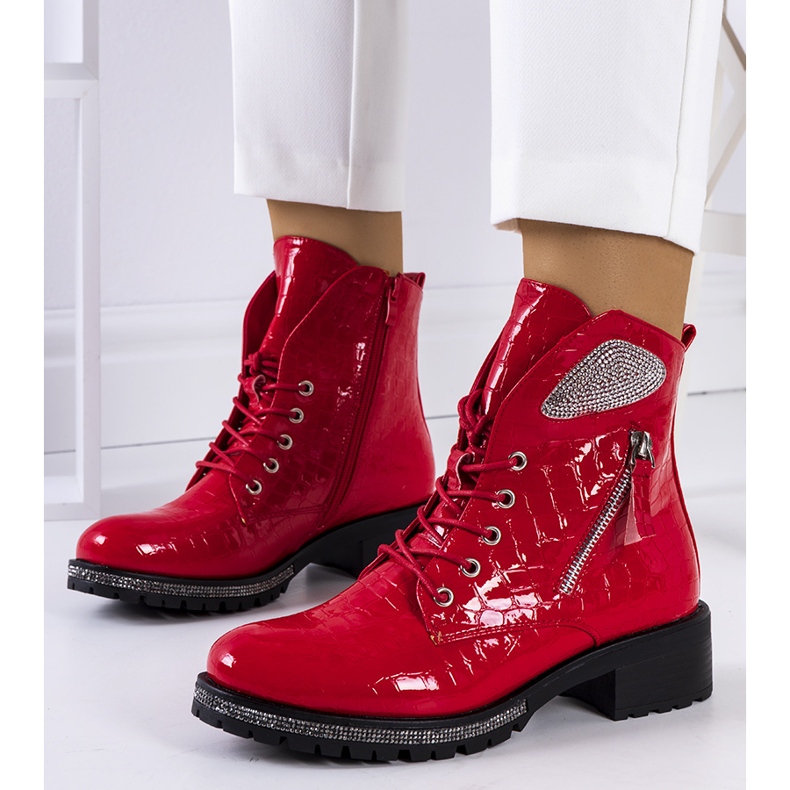 Bottes Airedale rouges 1