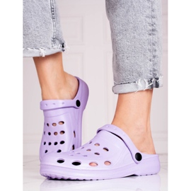 Chaussons légers Shelovet violets pour femmes 1 Chaussons légers Shelovet violets pour femmes 1