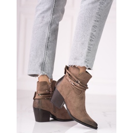 Santiags femme marron Shelovet brun 2