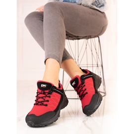 Chaussures de trekking femme rouge DK le noir 2