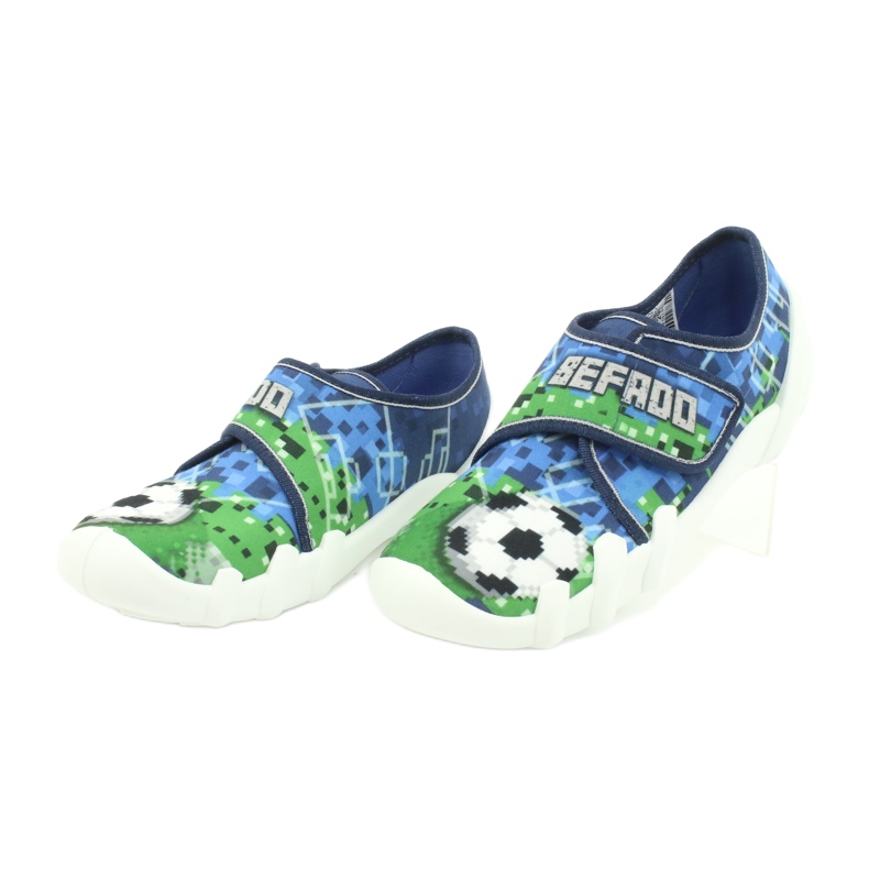 Chaussures pour enfants Befado 273Y291 bleu vert 3 Chaussures pour enfants Befado 273Y291 bleu vert 3