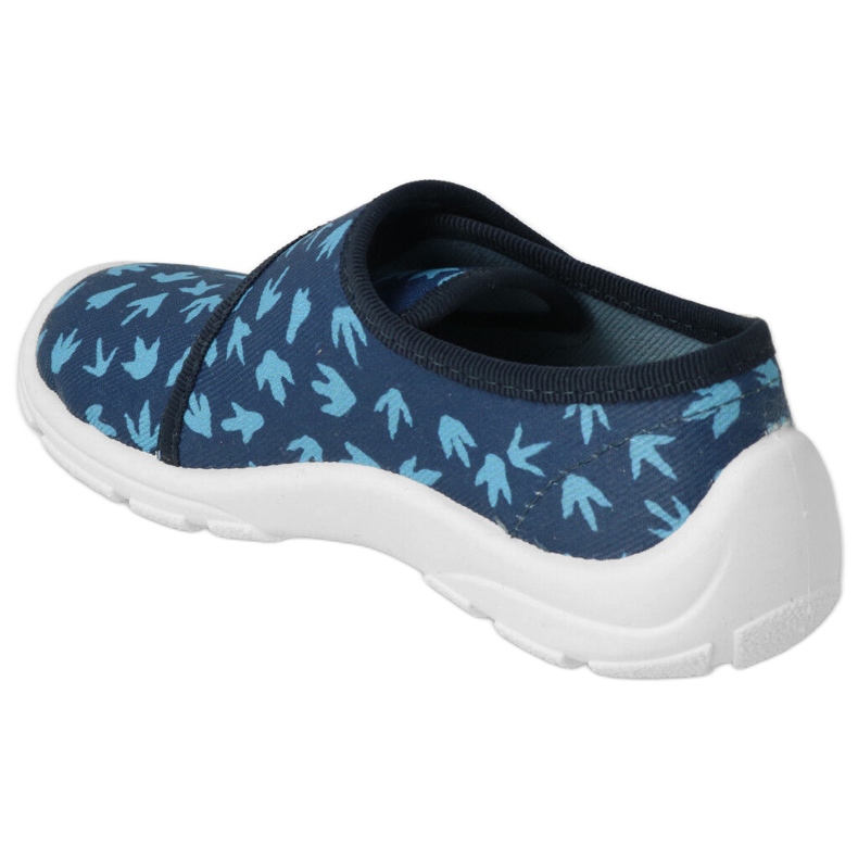 Pantoufles pour enfants Befado 974y476 Navy Blue Applications bleu 2 Pantoufles pour enfants Befado 974y476 Navy Blue Applications bleu 2