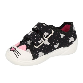 Befado chaussures pour enfants 907P151 le noir rose 1