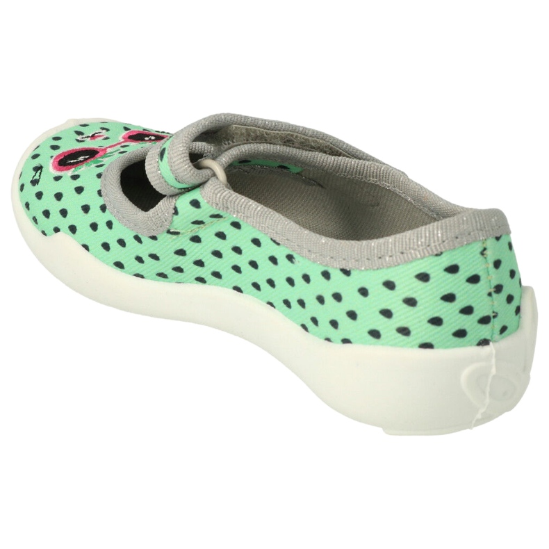 Befado chaussures pour enfants 114X484 gris vert 1