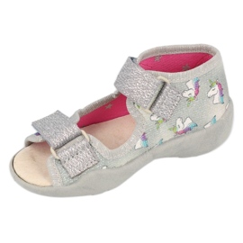 Befado chaussures pour enfants 342P044 gris 1