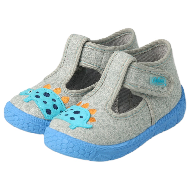 Befado chaussures pour enfants 531P105 bleu gris 3