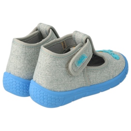 Befado chaussures pour enfants 531P105 bleu gris 4