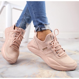 Chaussures de sport légères pour femmes Big Star KK274348 rose 2