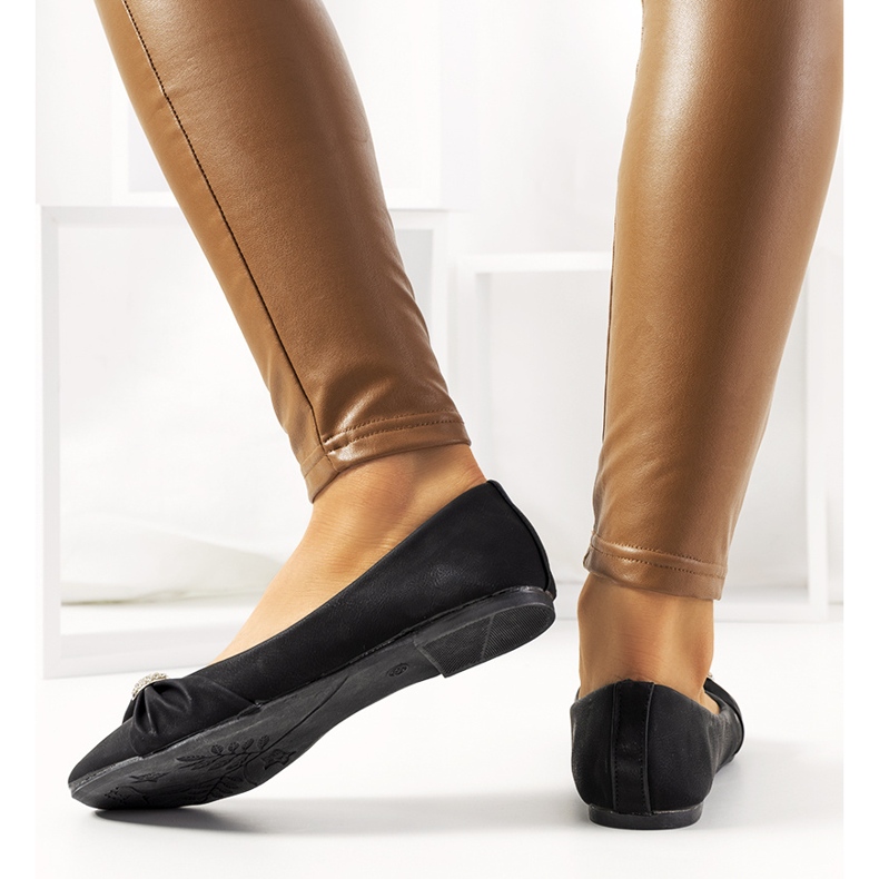 Ballerines noires pour femme de Tonia le noir 2